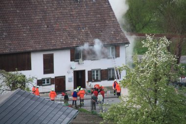 Brand in Wahlwies